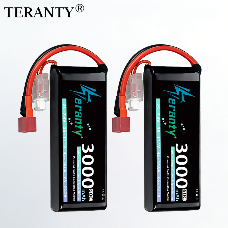 Drone Battery 3S - TERANTY 2S 3000mAh Lipo Batterij 7.4V