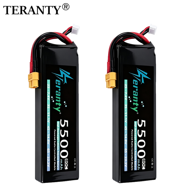 Drone Battery 3S - 1/2 stuks TERANTY 3S Lipo-batterij 5500mAh