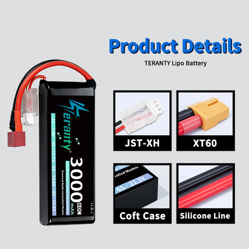 TERANTY 2S 3000mAh Lipo Batter - Drone Battery 3S recensie en prijs