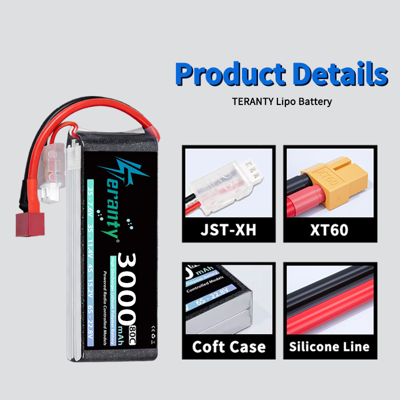 TERANTY 2S 3000mAh Lipo Batter - Drone Battery 3S recensie en prijs