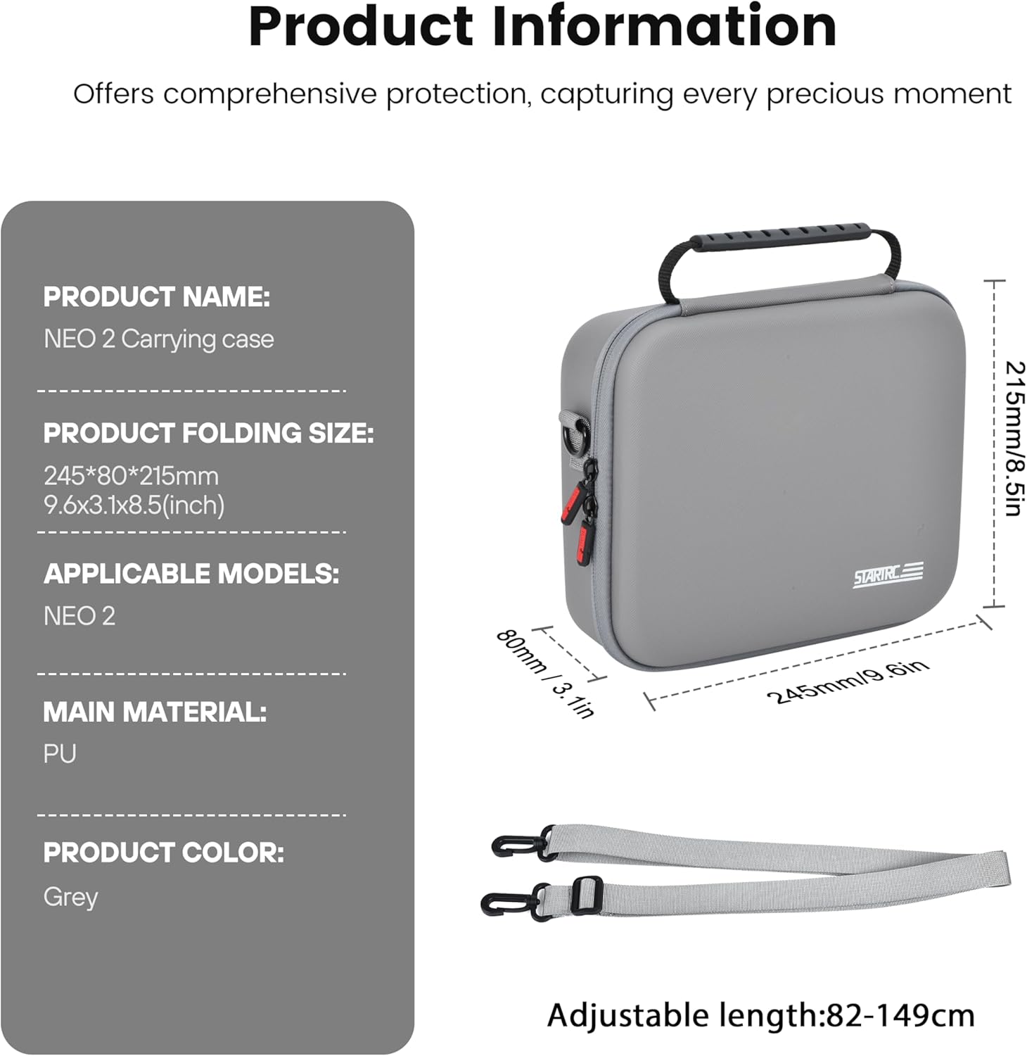 STARTRC Neo 2 draagbare PU-sch - Drone Battery Case recensie en prijs