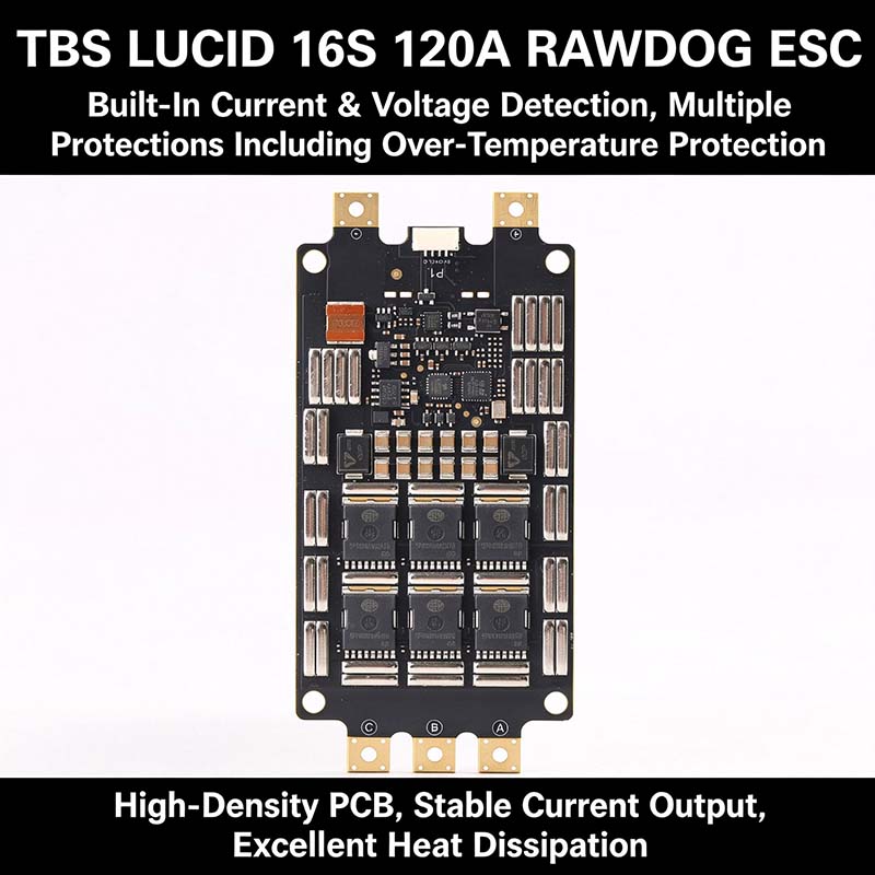 TBS LUCID 16S 120A RAWDOG ESC, - Drone Battery High Voltage recensie en prijs